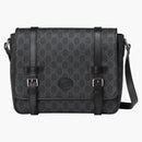 Gucci Messenger Bag GG Supreme Canvas Black/Gray