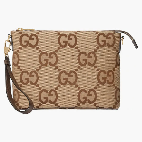 Gucci Messenger Bag Jumbo GG Camel/Ebony