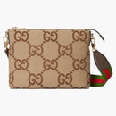 Gucci Messenger Bag Jumbo GG Camel/Ebony