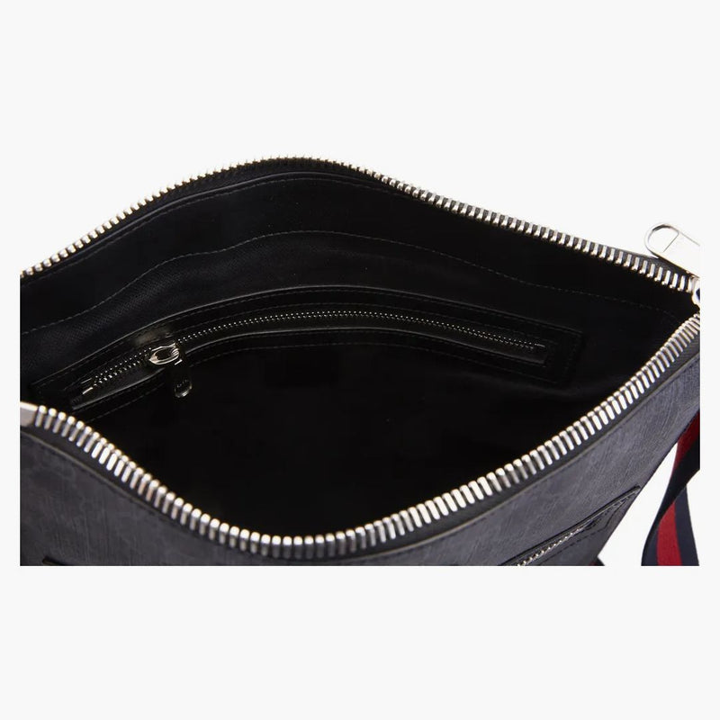 Gucci Messenger GG Supreme Black/Grey