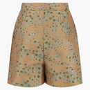 Kovový motiv Gucci Shorts Brown Multi