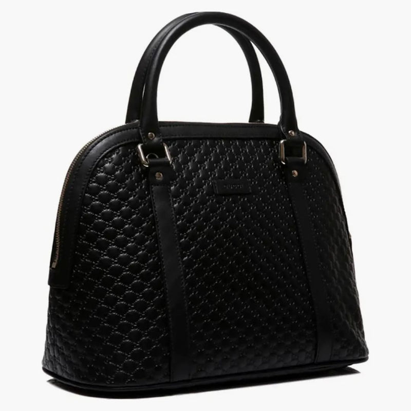 Gucci Microguccissima Dome Bag Black