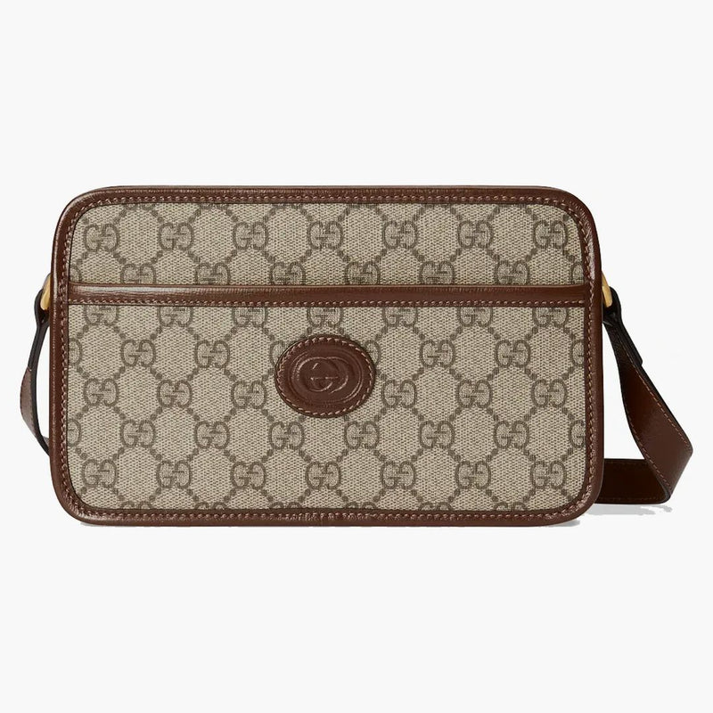 Gucci Mini Bag with Interlocking G Beige/Ebony