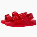 Gucci Mini Double G sandální červená guma