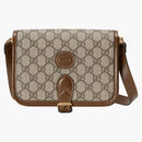 Gucci Mini Shoulder Bag with Interlocking G Beige/Ebony
