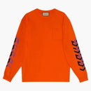 Gucci Mirror Logo-Print Crewneck Red/Black/Purple