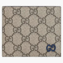 Gucci Monogram Bifold Wallet Beige/Ebony/Blue