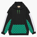 Gucci Monogram Logo Hoodie Black/Green