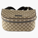 Gucci monogram pochette axelväska brun