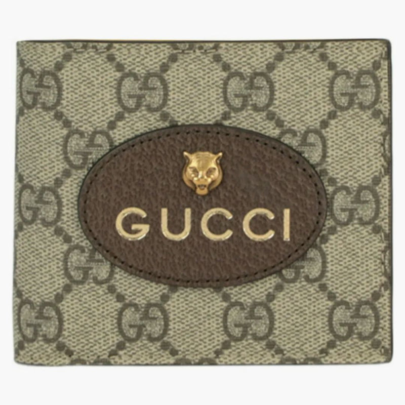 Gucci Neo Vintage Bi-fold Wallet Ebony/new Maple Crop