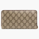 Gucci Neo Vintage GG Supreme Zip Around Wallet Beige/Ebony