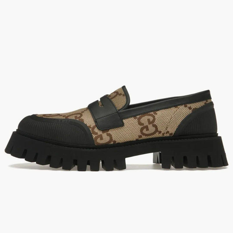 Gucci novo gg loafer camel svart