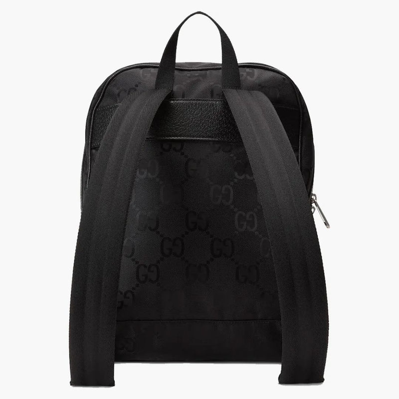 Gucci mimo mřížkový batoh Palladium Tone Black