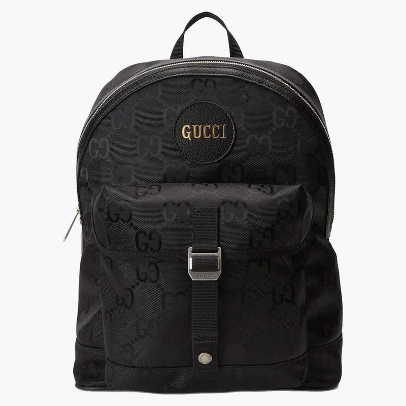 Gucci mimo mřížkový batoh Palladium Tone Black