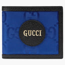 Gucci fuera de la cuadrícula Billfold Billet Blue