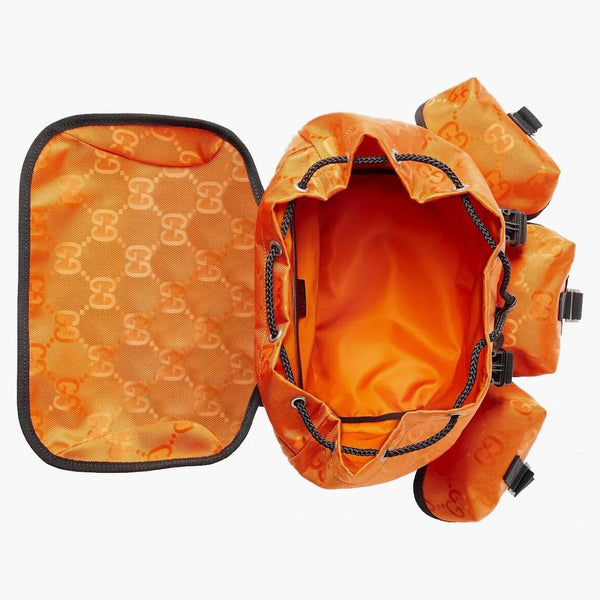 Gucci z batohu mřížky oranžové
