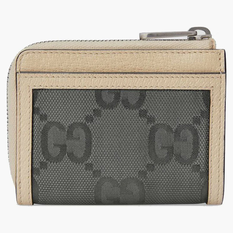 Gucci från rutnätet mini plånbok mörkgrå