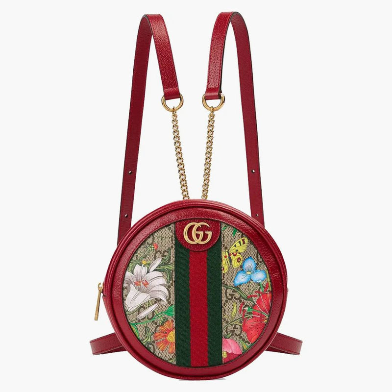 Batoh Gucci Ophidia Gg Flora Mini Red