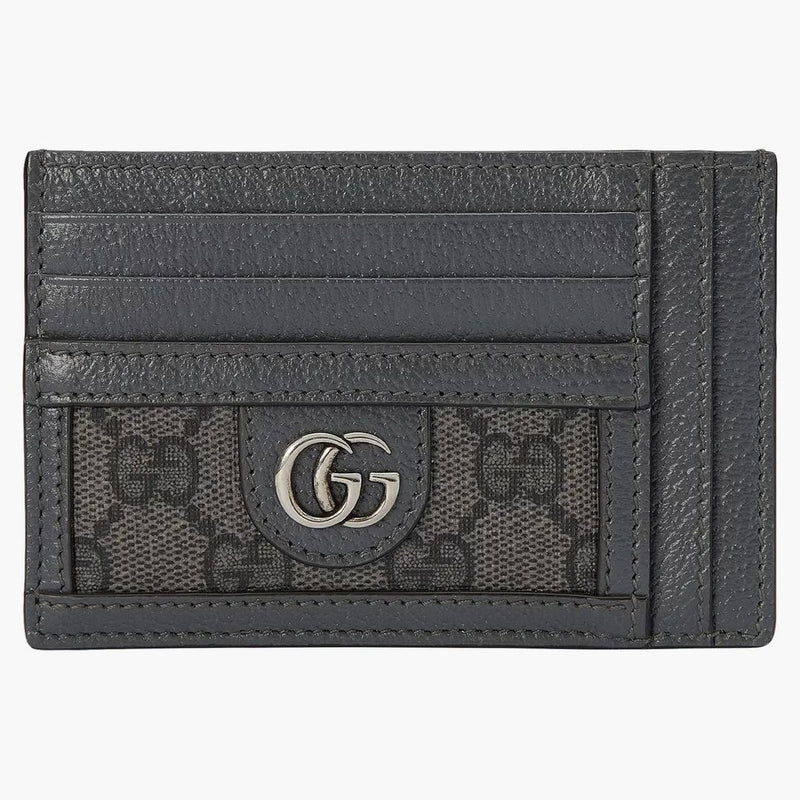 Gucci Ophidia Card Case Gray/Black