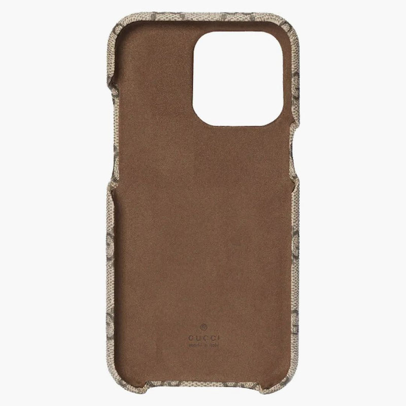 Case de Ophidia de Gucci para iPhone 13 Pro Beige/Ebony