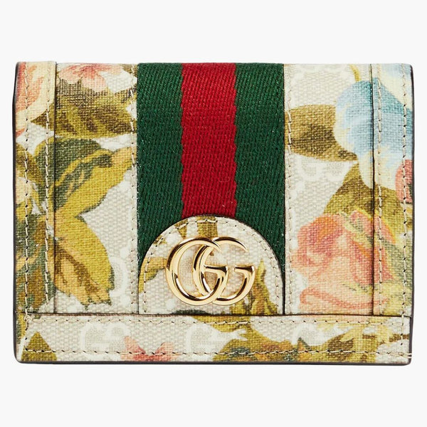 Ophidia Gucci GG Floral Card Case Multi