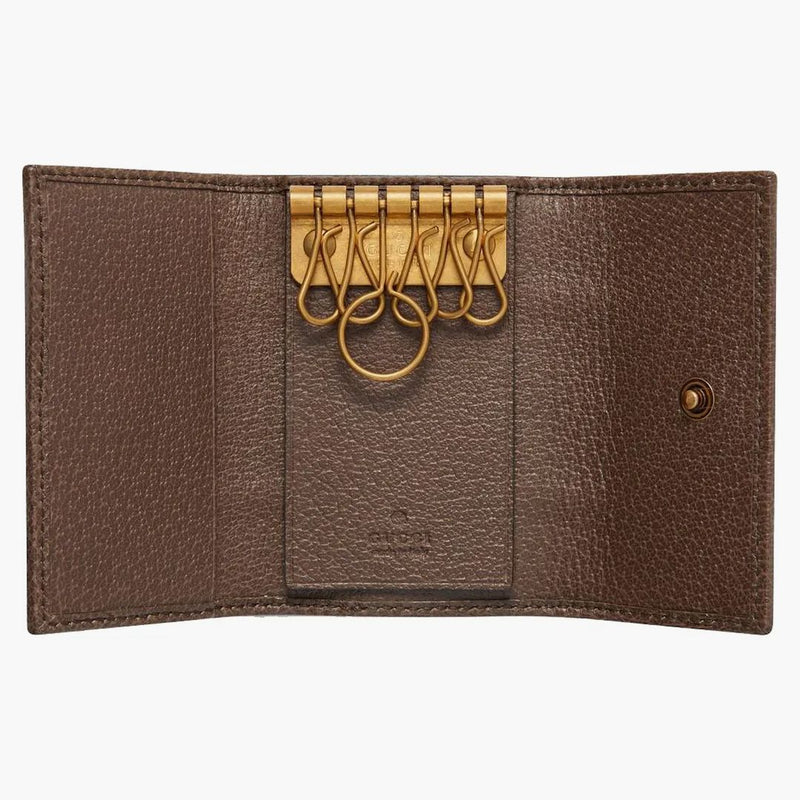 Gucci Ophidia GG Caso clave Beige/Ebony