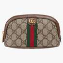 Gucci Ophidia GG Medium cosmetico Custodia beige/ebano