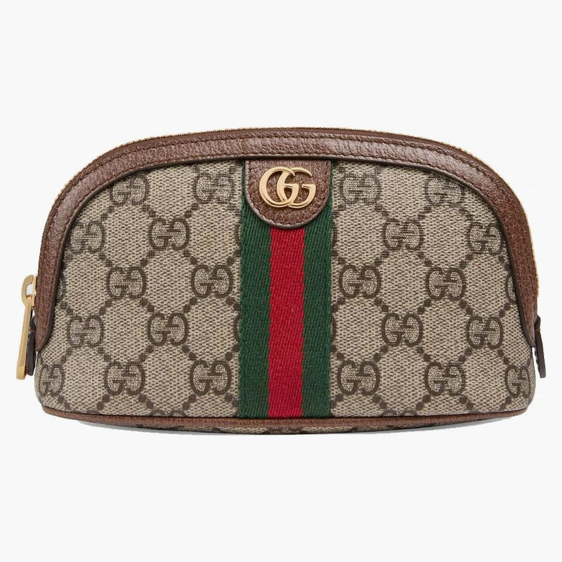 Gucci Ophidia GG Medium Cosmetic Case Beige/Ebony