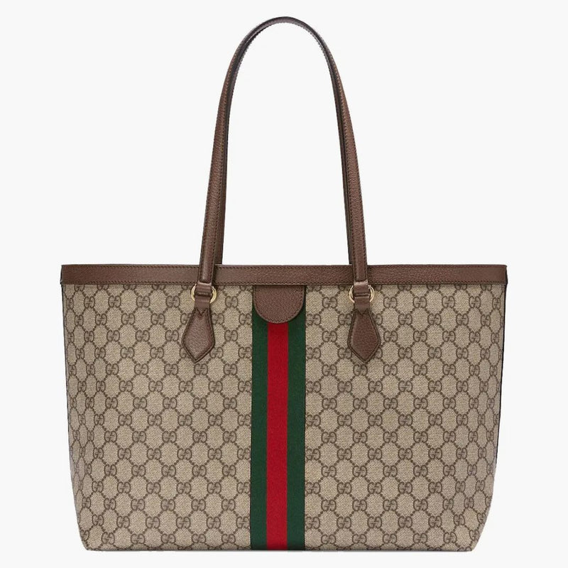 Gucci Ophidia GG Medium Tote Beige/Ebony