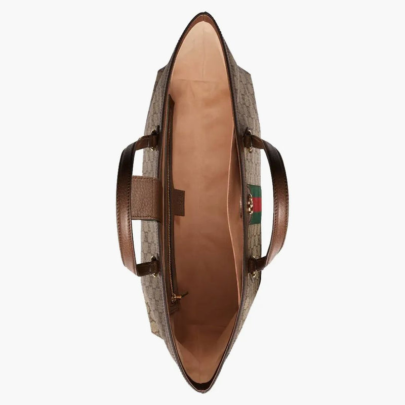 Gucci Ophidia GG Medium Tote Beige/Ebony