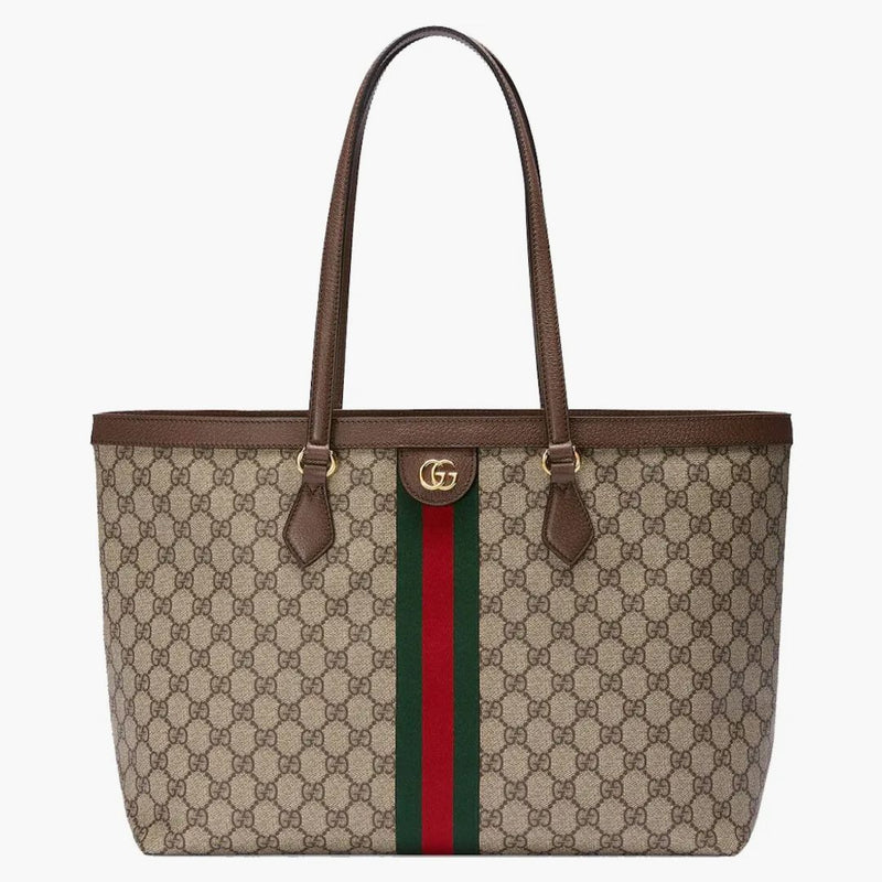 Gucci Ophidia GG Medium Tote Beige/Ebony