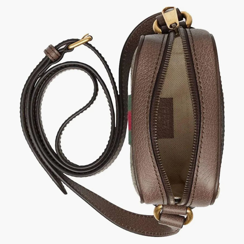Gucci Ophidia GG ramenní taška Beige/Eben