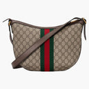 Gucci Ophidia GG ramenní taška malá béžová/eben