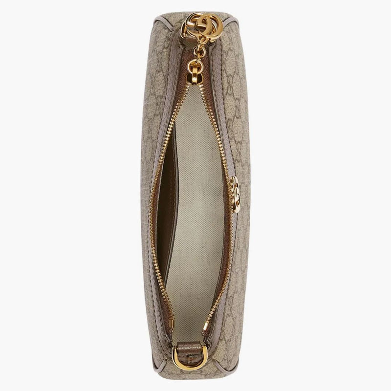 Gucci Ophidia Gg Malá kabelka béžová/eben