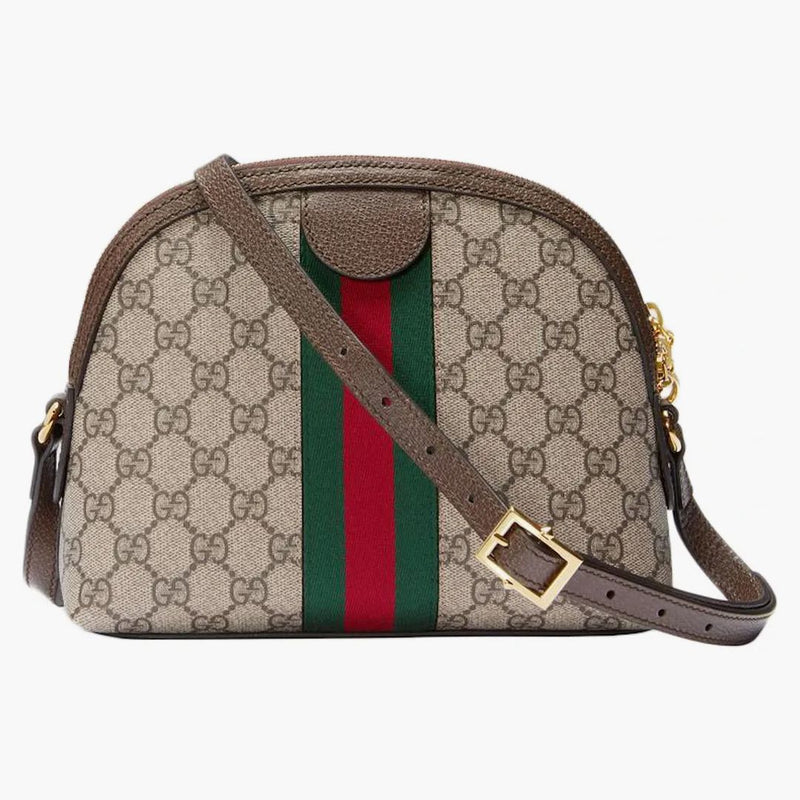 Gucci Ophidia Gg Web Shoulder Small Beige