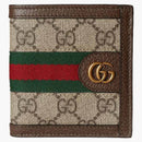Gucci Ophidia GG Web Wallet Beige/Ebony