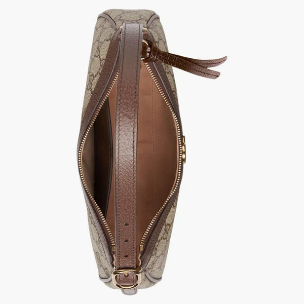 Gucci Ophidia handväska liten GG Supreme Beige/Ebony