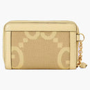 Gucci Ophidia Jumbo GG Card Case Beige/Banana