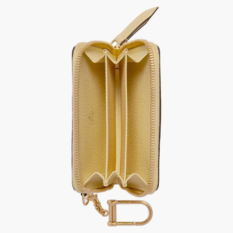 Gucci Ophidia Jumbo GG Card Case Beige/Banana