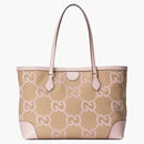 Gucci Ophidia jumbo gg medium dead camel/light pink