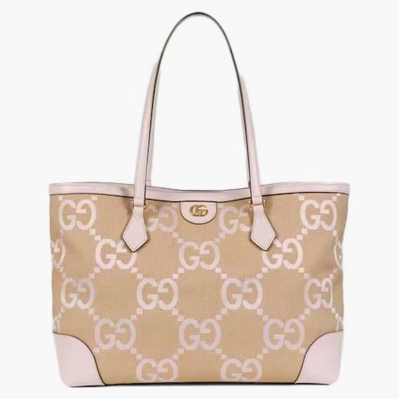 Gucci Ophidia jumbo gg medium dead camel/light pink