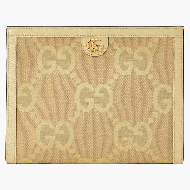Gucci Ophidia Jumbo GG Pouch Beige/Banana