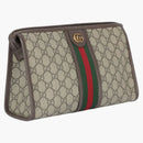 Pouch di ofhidia gucci beige/marrone