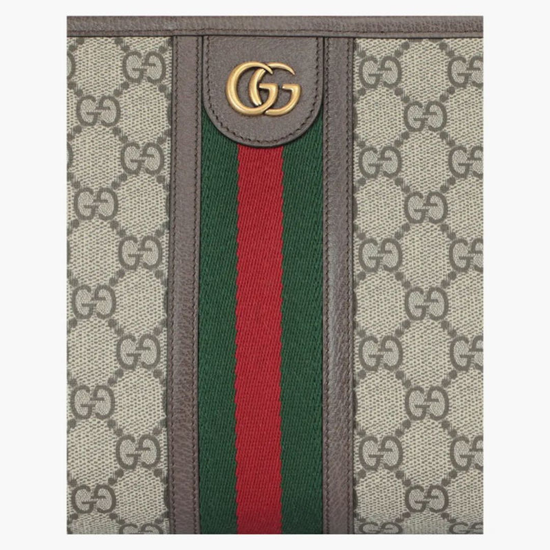 Gucci Ophidia Pouch Beige/Brown