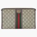 Pouch di ofhidia gucci beige/marrone