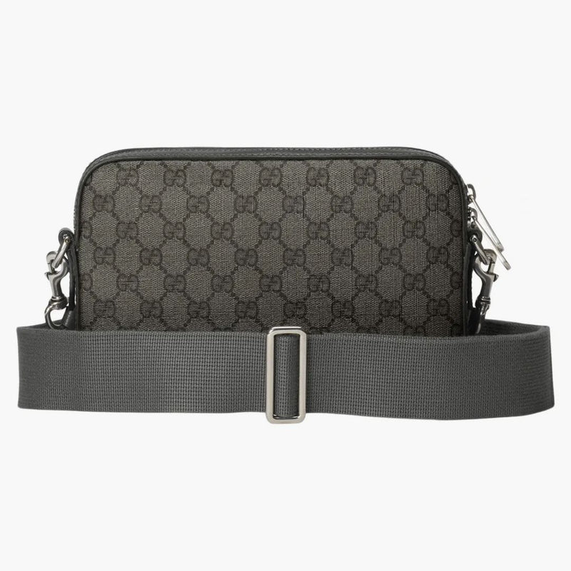 Gucci Ophidia Shoulder Bag Gg Supreme Grey/black