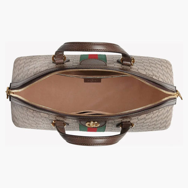 Gucci Ophidia topphandtag GG Supreme Medium Beige/Ebony