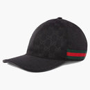Gucci Original GG Canvas Baseball har med webbsvart