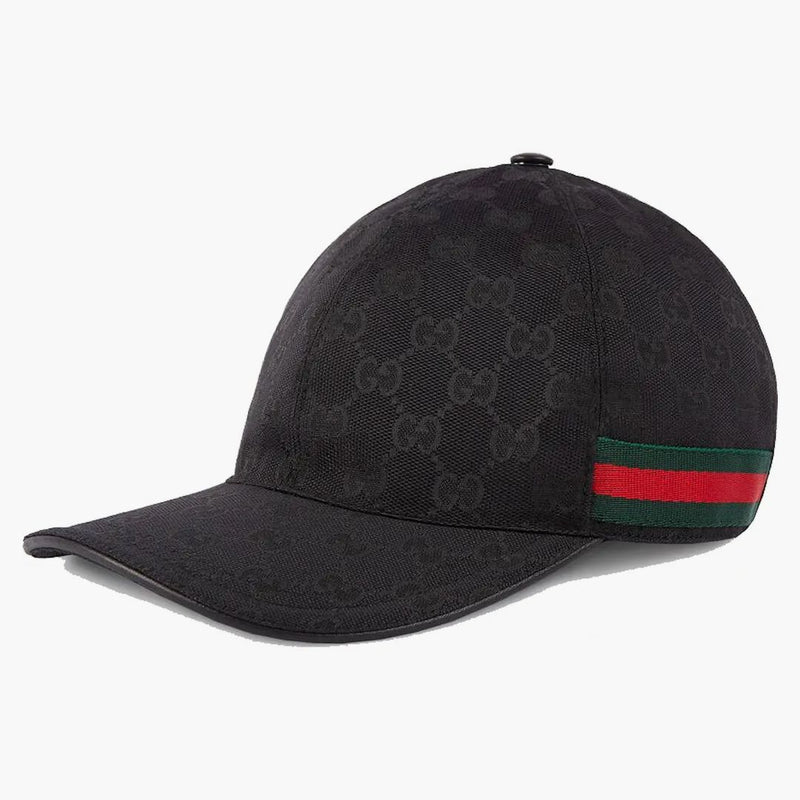 Gucci Original GG Canvas Baseball has with Web Black