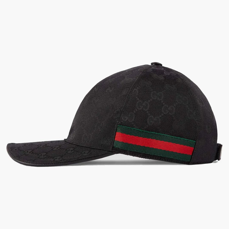 Gucci Original GG Canvas Baseball has with Web Black